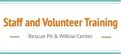 Staff and Volunteer Training - Rescue Pit & Willow Center