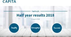 Half year results 2018 - Capita plc 1 August 2018