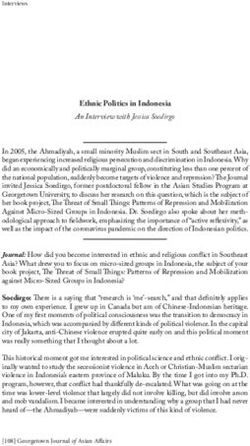 Ethnic Politics in Indonesia - An Interview with Jessica Soedirgo - Georgetown University