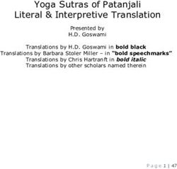 Yoga Sutras of Patanjali Literal & Interpretive Translation