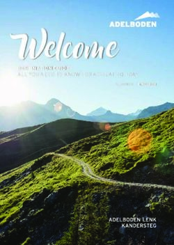 Welcome DESTINATION GUIDE ALL YOU NEED TO KNOW FOR A GREAT HOLIDAY - Visit us at