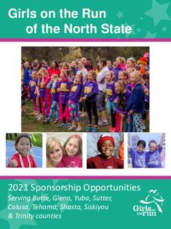 Of the North State Girls on the Run - 2021 Sponsorship Opportunities