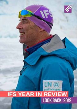 IFS YEAR IN REVIEW LOOK BACK: 2019