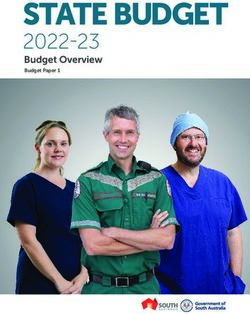 STATE BUDGET 2022-23 Budget Overview