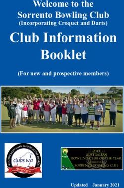 Club Information Sorrento Bowling Club (Incorporating Croquet and Darts) - Booklet