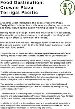 Food Destination: Crowne Plaza Terrigal Pacific - The Crowne Plaza Terrigal Pacific