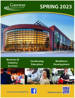 SPRING 2023 - Business & Industry Services
