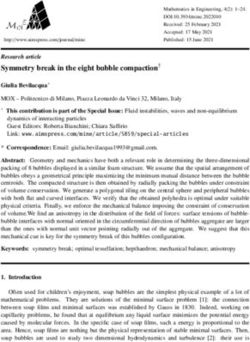 Symmetry break in the eight bubble compaction - AIMS Press