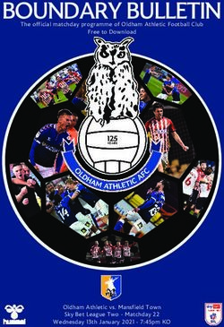 BOUNDARY BULLETIN - Oldham Athletic