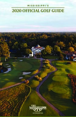 2020 OFFICIAL GOLF GUIDE - visitmississippi.org
