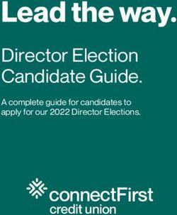 Lead the way. Director Election Candidate Guide.- -connectFirst credit - Connect First
