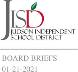 BOARD BRIEFS 01-21-2021 - Judson Independent School ...