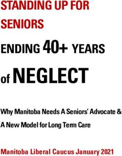Of NEGLECT ENDING 40+ YEARS SENIORS - Why Manitoba Needs A Seniors' Advocate & A New Model for Long Term Care - Jon ...