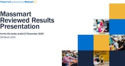 Massmart Reviewed Results Presentation - for the 52 weeks ended 27 December 2020 08 March 2021