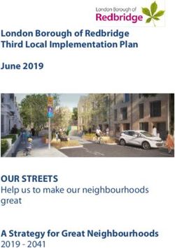 OUR STREETS A Strategy for Great Neighbourhoods - Help us to make our neighbourhoods great - Redbridge Council