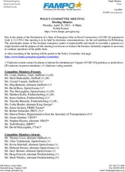 POLICY COMMITTEE MEETING - FAMPO