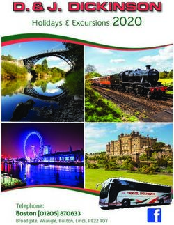 D. & J. DICKINSON INSON - Holidays & Excursions 2020 - Telephone: Boston (01205) 870633 - Dickinson Coaches