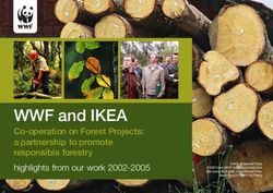 WWF and IKEA Co-operation on Forest Projects: a partnership to promote responsible forestry highlights from our work 2002-2005