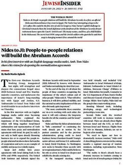 Nides to JI: People-to-people relations will build the Abraham Accords