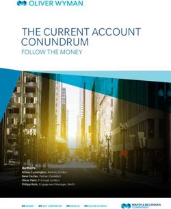 THE CURRENT ACCOUNT CONUNDRUM - FOLLOW THE MONEY - Authors - Oliver Wyman