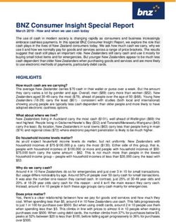 BNZ Consumer Insight Special Report