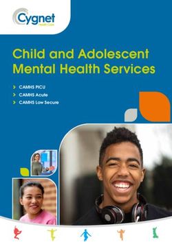 Child and Adolescent Mental Health Services - CAMHS PICU CAMHS Acute CAMHS Low Secure - Cygnet Health ...