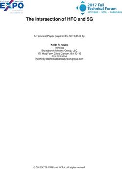 The Intersection of HFC and 5G - NCTA Technical Papers