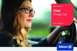 CLEAR PRIVATE CAR POLICY WORDING - INSURE4RETIREMENT