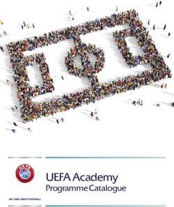 UEFA Academy Programme Catalogue