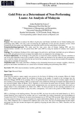 Gold Price as a Determinant of Non-Performing Loans: An Analysis of Malaysia