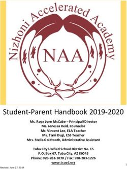 Student-Parent Handbook 2019-2020 - Tuba City Unified ...