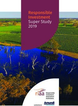Responsible Investment Super Study 2019 - SUPPORTED BY