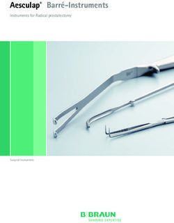 Aesculap Barr&eacute;-Instruments - Instruments for Radical prostatectomy
