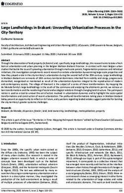Large Landholdings in Brabant: Unravelling Urbanization Processes in the City-Territory