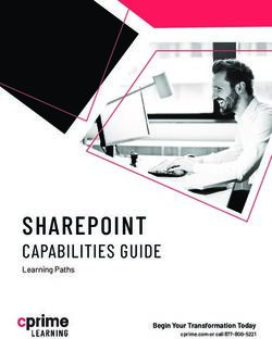 SHAREPOINT CAPABILITIES GUIDE - Learning Paths - Cprime