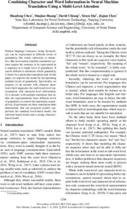 Combining Character and Word Information in Neural Machine Translation Using a Multi-Level Attention