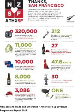 New Zealand Trade and Enterprise - America's Cup Leverage Programme Report 2014