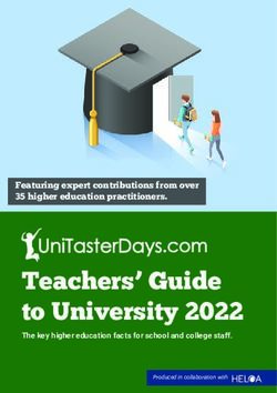 Teachers' Guide to University 2022