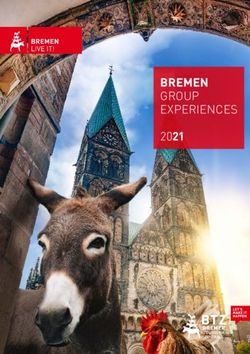 BREMEN GROUP EXPERIENCES 2021 - Tomas