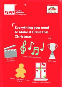 Everything you need to Make it Crisis this Christmas - Christmas movie night