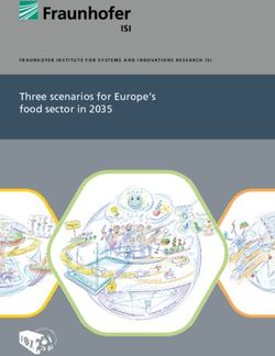 Three scenarios for Europe's food sector in 2035 - Fraunhofer ISI