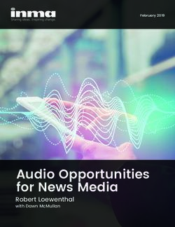 AUDIO OPPORTUNITIES FOR NEWS MEDIA - ROBERT LOEWENTHAL WITH DAWN MCMULLAN - MEDIENORGE