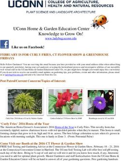 UConn Home & Garden Education Center Knowledge to Grow On!