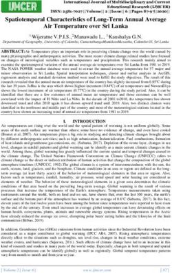 Spatiotemporal Characteristics of Long-Term Annual Average Air Temperature over Sri Lanka