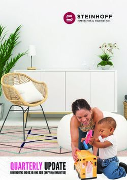 QUARTERLY UPDATE NINE MONTHS ENDED 30 JUNE 2019 (9MFY19) (UNAUDITED) - Steinhoff International