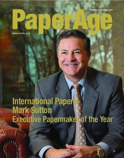 International Paper's Mark Sutton - Executive Papermaker of the Year - www.paperage.com