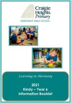Kindy - Year 6 Information Booklet - Learning in Harmony 2021 - Craigie Heights ...