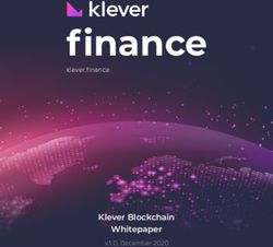 Finance - Klever Blockchain Whitepaper - klever.finance - Squarespace