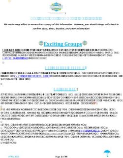 Exciting Groups April 2019 Adult Community Activity List - Abilities First