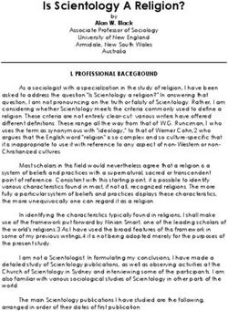 Is Scientology A Religion?